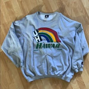 University of Hawaii starter sweatshirt XL